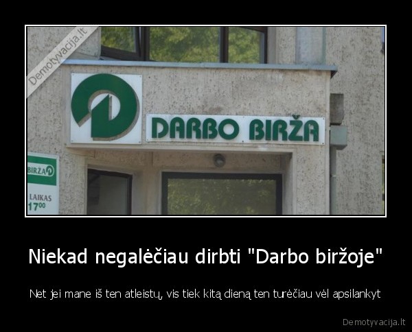darbo, birza,bedarbis
