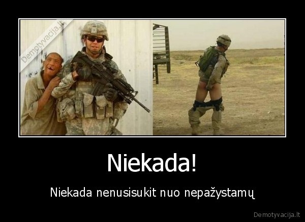 Niekada!