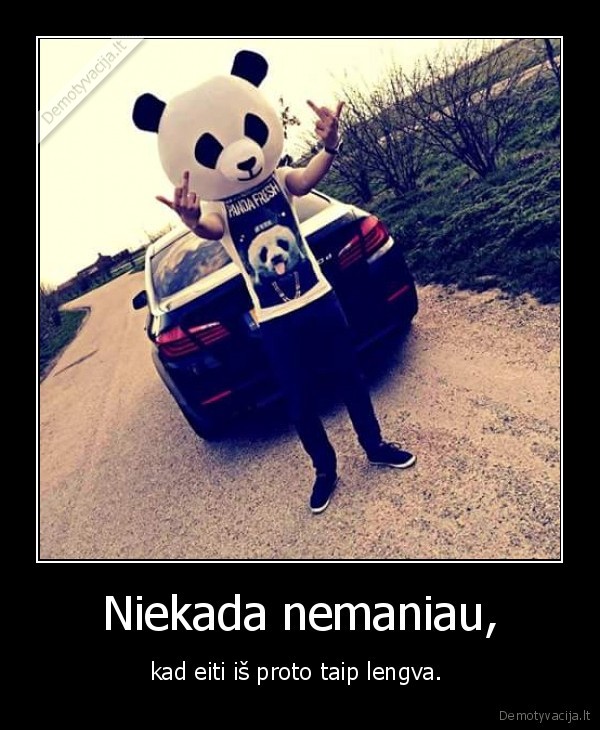 Niekada nemaniau,