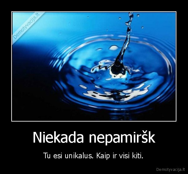 Niekada nepamiršk