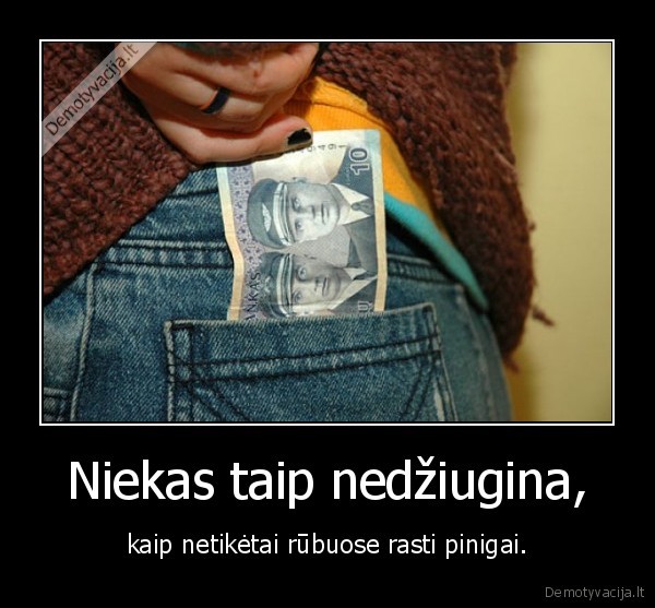 Niekas taip nedžiugina,