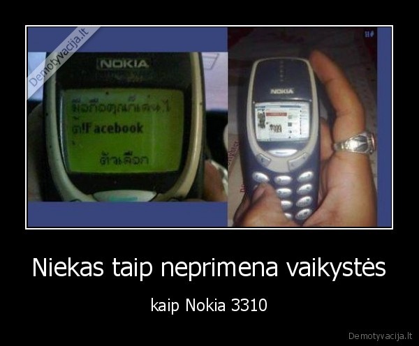Niekas taip neprimena vaikystės