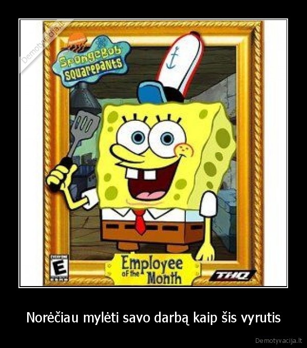 Norėčiau mylėti savo darbą kaip šis vyrutis