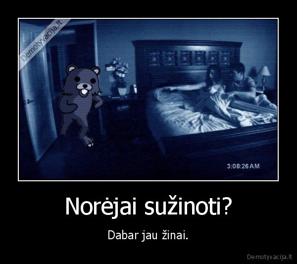 Norėjai sužinoti?