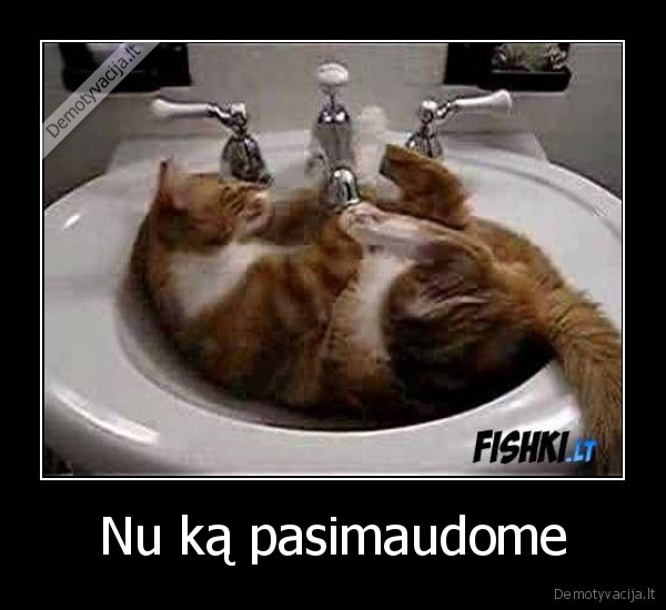 Nu ką pasimaudome