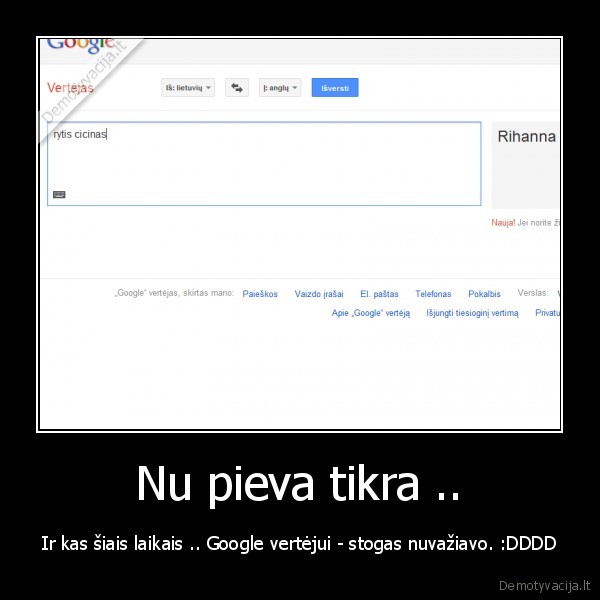 Nu pieva tikra ..
