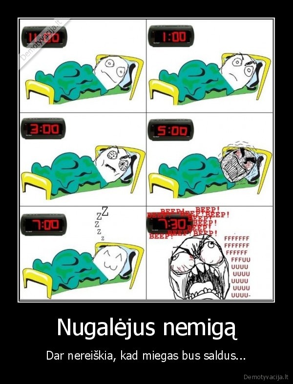 Nugalėjus nemigą