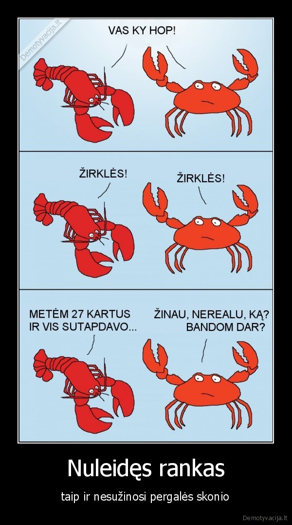 Nuleidęs rankas
