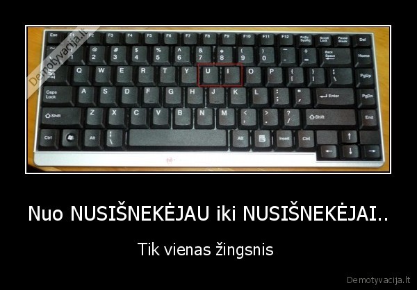 vienas, zingsnis,klaviatura