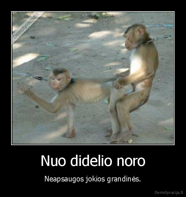 Nuo didelio noro