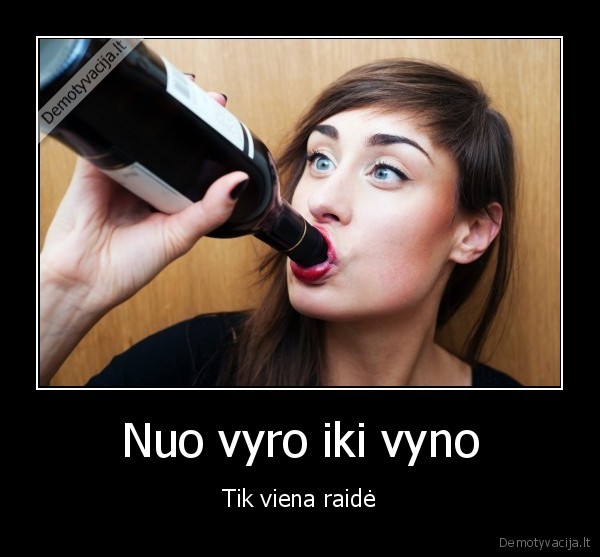 geria, vyna,moterys