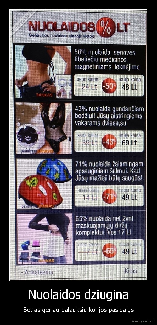 Nuolaidos dziugina