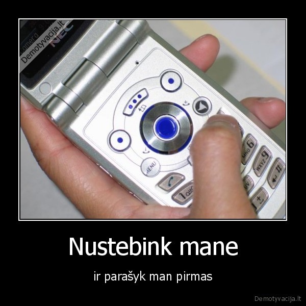 Nustebink mane