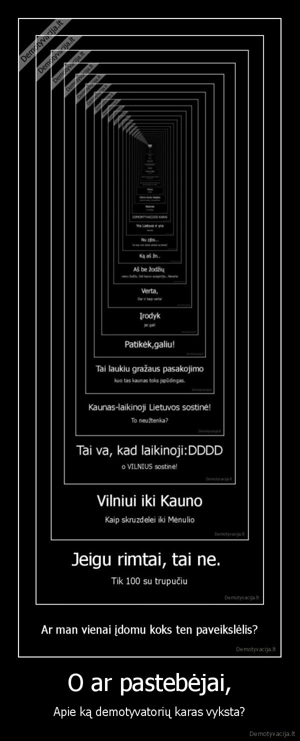 O ar pastebėjai,