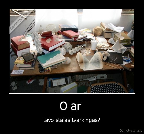 tiesiog, stalas