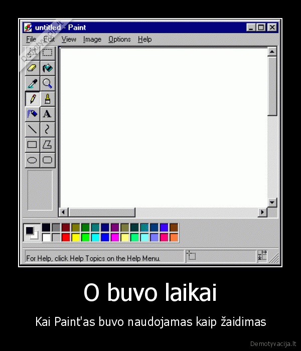 paint, programa,seni, laikai,piesimo, programa