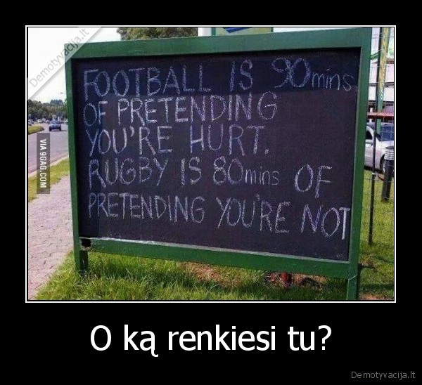 O ką renkiesi tu?
