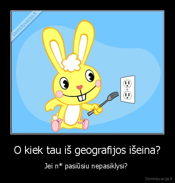 O kiek tau iš geografijos išeina?