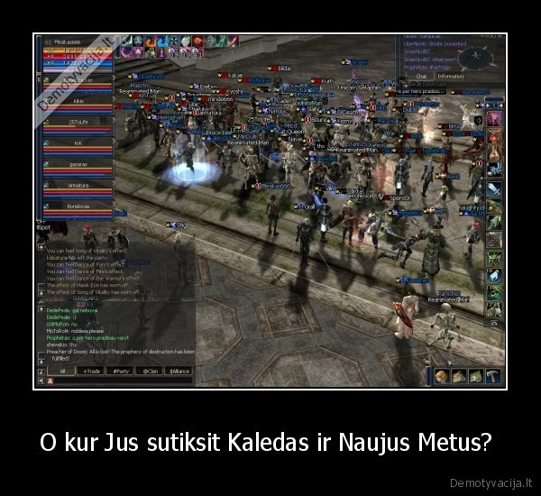 O kur Jus sutiksit Kaledas ir Naujus Metus? 