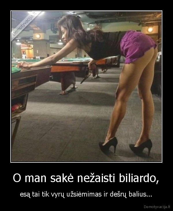 biliardas,mergina