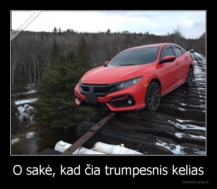 kelias,trumpesnis