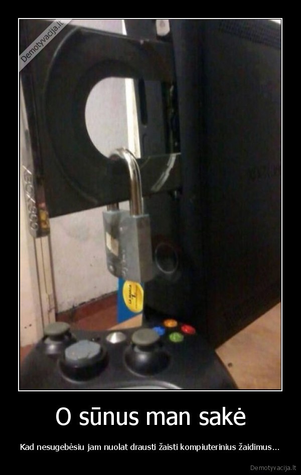 uzrakintas, xbox,kvailas, sunus