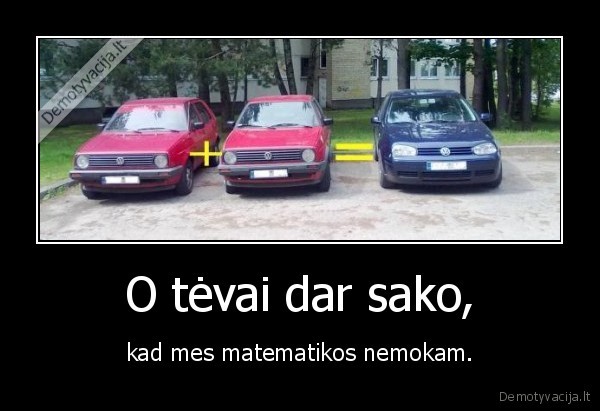 golfai, ir, matematika