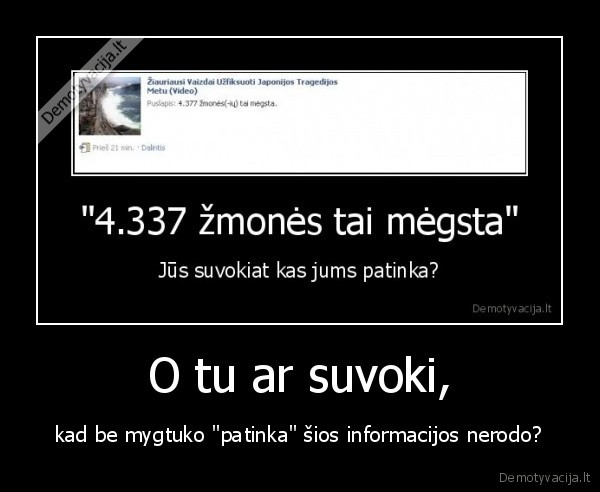 O tu ar suvoki,