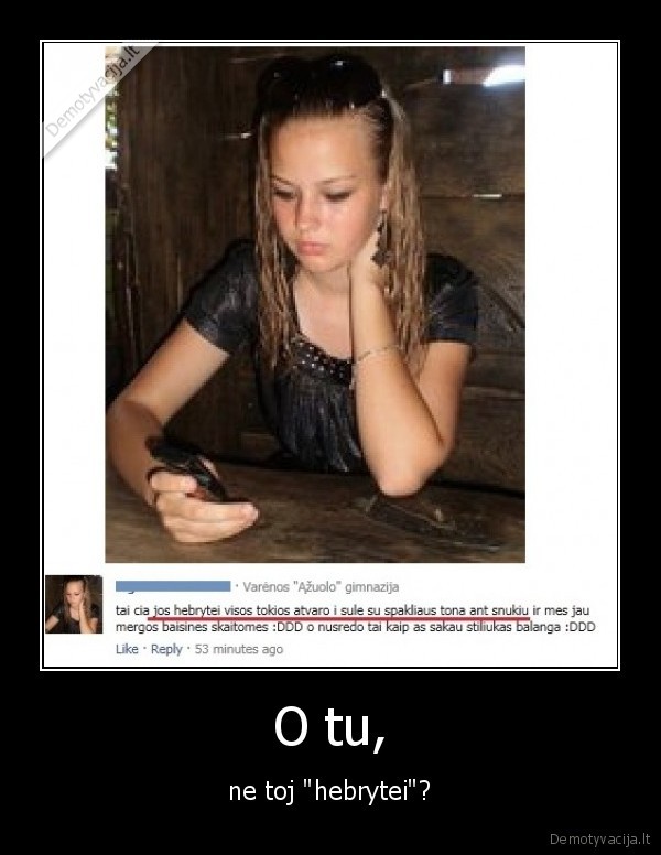 O tu,