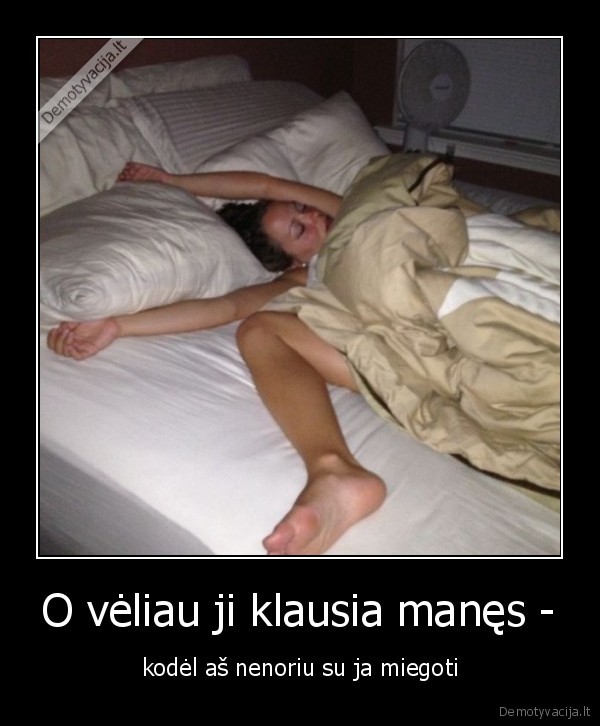 miegoti,mergina