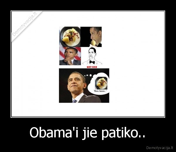 obamai, patiko, cepai, o, tu, ar, megsti, juos