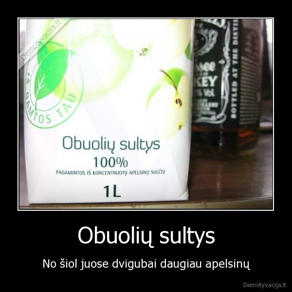 Obuolių sultys