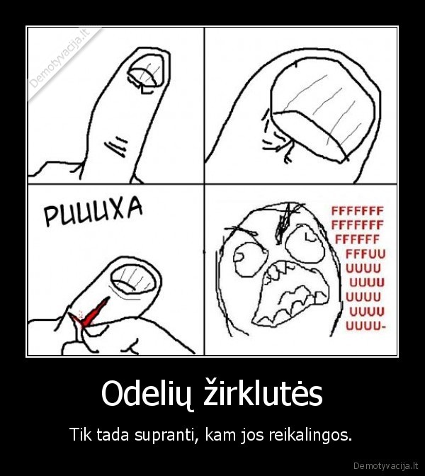 skauda,nusiplese,kraujas,fuuuu