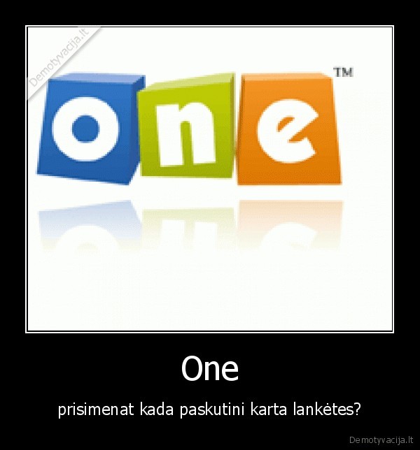 One