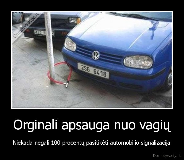 Orginali apsauga nuo vagių