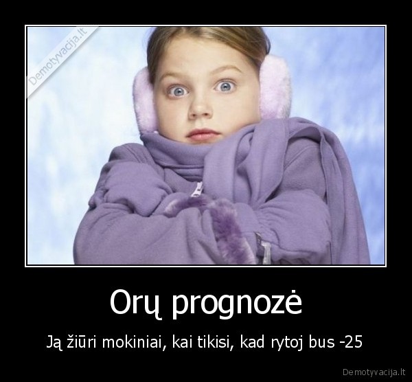 Orų prognozė