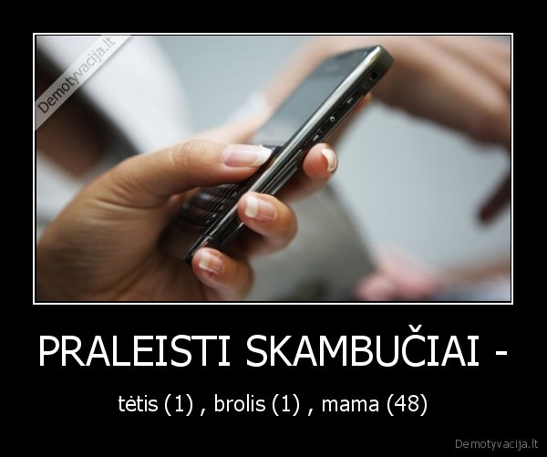 PRALEISTI SKAMBUČIAI -