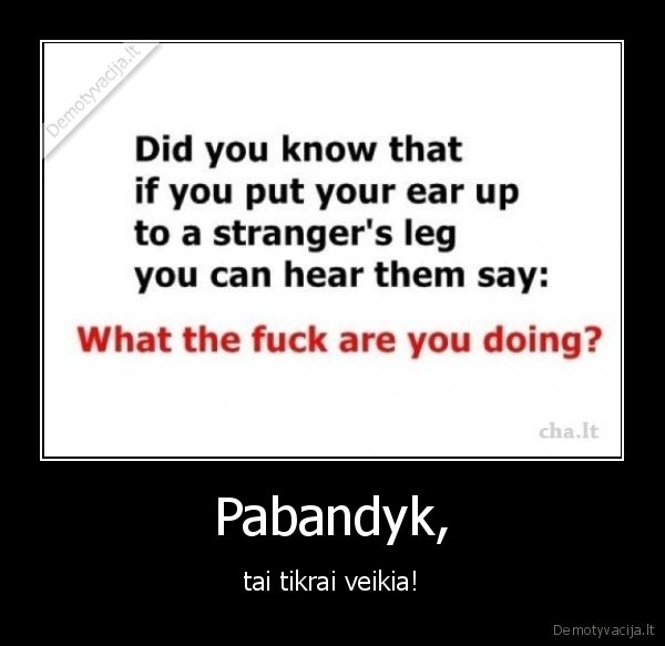 Pabandyk,