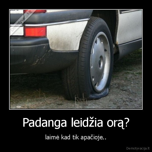 Padanga leidžia orą?