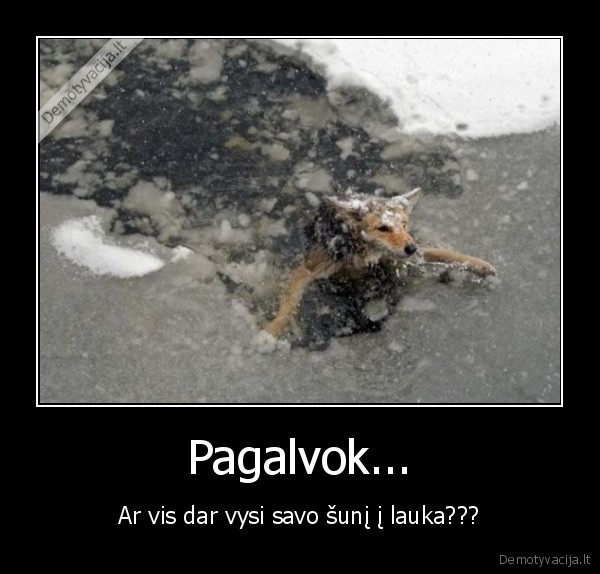 Pagalvok...