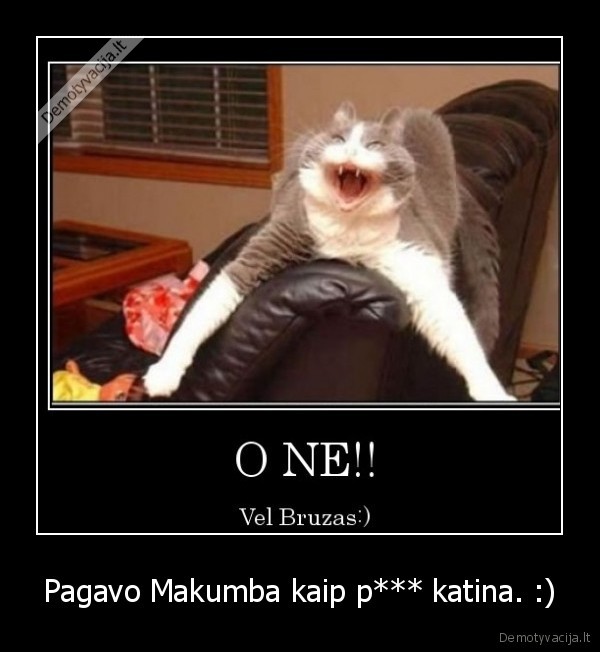 Pagavo Makumba kaip p*** katina. :)