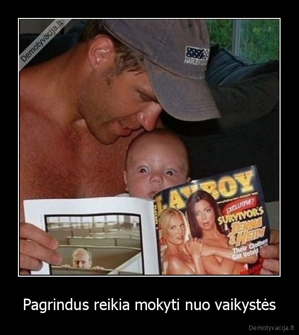 Pagrindus reikia mokyti nuo vaikystės
