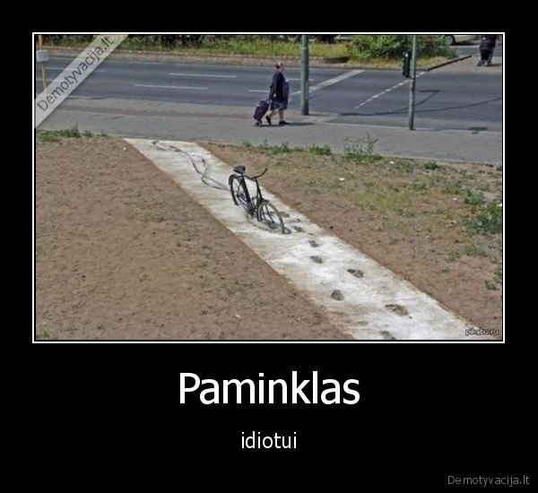 idiotas,paminklas