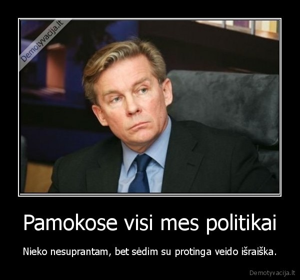 Pamokose visi mes politikai