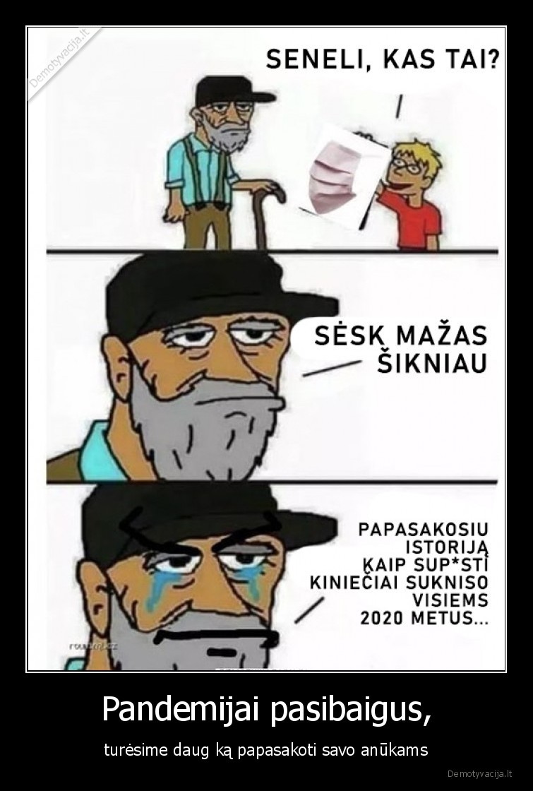 pandemija,karantinas,senelis,istorija