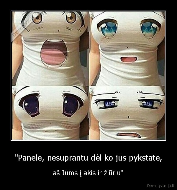mergina,akys,papai