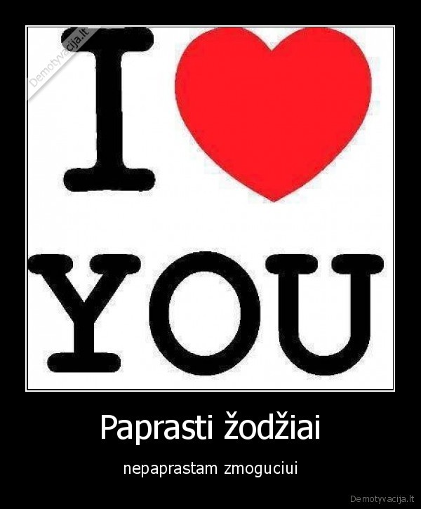 Paprasti žodžiai
