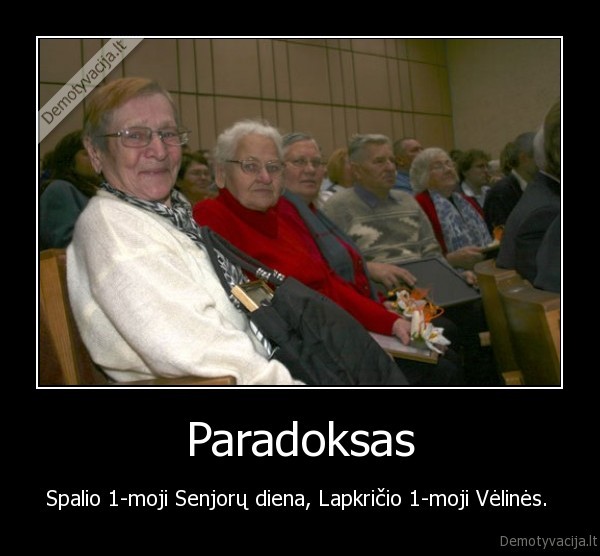 velines,senjorai,lapkritis,spalis