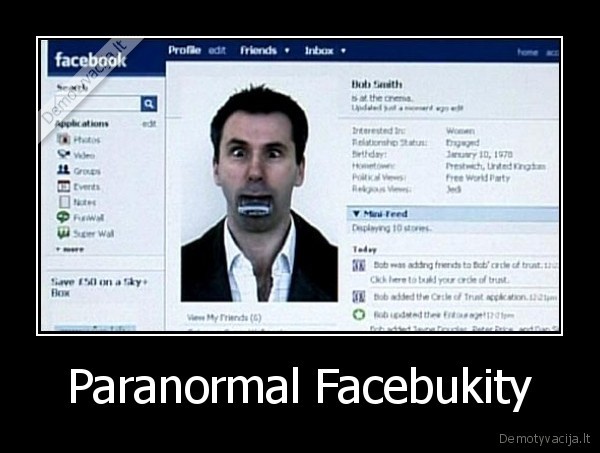 Paranormal Facebukity