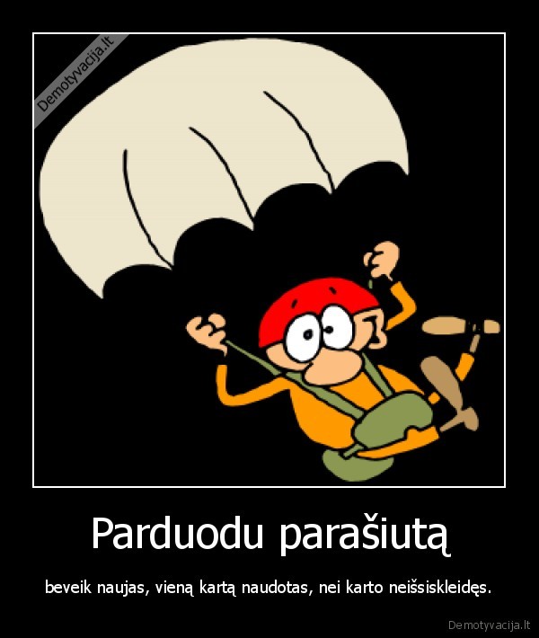 Parduodu parašiutą